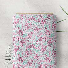 Load image into Gallery viewer, Balloon Pup Floral - Pink Pup - White