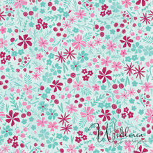 Load image into Gallery viewer, Balloon Pup - Floral Coordinate - Denim