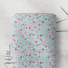 Load image into Gallery viewer, Balloon Pup - Floral Coordinate - Speckled Denim