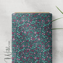 Load image into Gallery viewer, Balloon Pup - Floral Coordinate - Peacock Blue