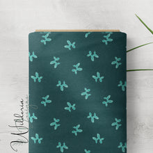 Load image into Gallery viewer, Balloon Pup - Green on Peacock Blue