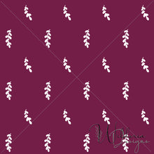 Load image into Gallery viewer, “Beginnings in Bloom" Twig Silhouette | Plum