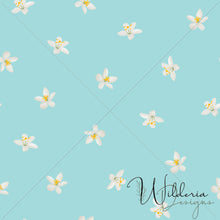 Load image into Gallery viewer, “Lemons & Blossoms" - Blossoms Linen | Celeste