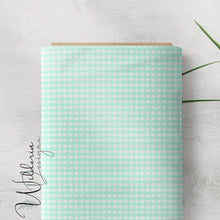 Load image into Gallery viewer, “Lemons & Blossoms" - Gingham | Light Cyan