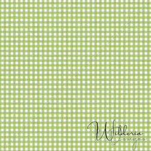Load image into Gallery viewer, “Lemons & Blossoms" - Gingham Linen | Olive