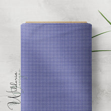 Load image into Gallery viewer, “Lemons & Blossoms" - Gingham Linen | Royal Blue