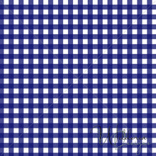 Load image into Gallery viewer, “Lemons & Blossoms" - Gingham | Royal Blue