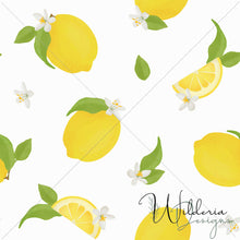 Load image into Gallery viewer, “Lemons & Blossoms" | White