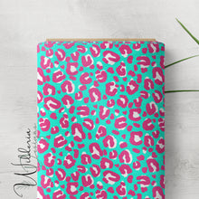 Load image into Gallery viewer, Leopard Print - Hot Pink Turquoise