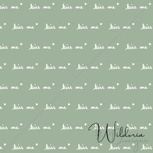 Load image into Gallery viewer, "Muted Christmas" Kiss Me - On Green