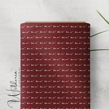 Load image into Gallery viewer, "Muted Christmas" Kiss Me - On Red