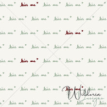 Load image into Gallery viewer, "Muted Christmas" Kiss Me - Red & Green