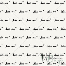 Load image into Gallery viewer, "Muted Christmas" Kiss Me - Charcoal