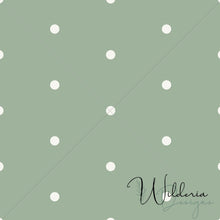 Load image into Gallery viewer, "Muted Christmas" Mini Dots - On Green