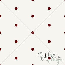 Load image into Gallery viewer, "Muted Christmas" Mini Dots - Red