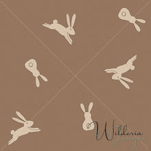 Load image into Gallery viewer, "Muted Garden" Bunnies - Taupe