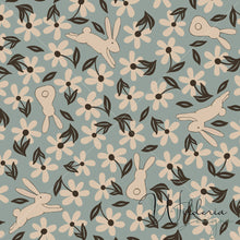 Load image into Gallery viewer, "Muted Garden" Floral Bunnies - Drizzle