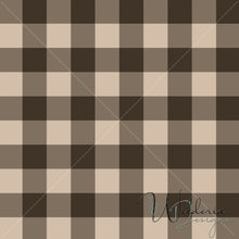 Load image into Gallery viewer, "Muted Garden" Gingham - Walnut