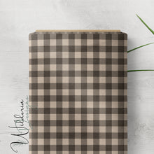Load image into Gallery viewer, "Muted Garden" Gingham - Walnut