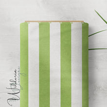 Load image into Gallery viewer, “Lemons & Blossoms" - Stripe Linen | Olive
