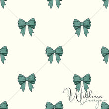 Load image into Gallery viewer, "Vintage Christmas" Green Bows