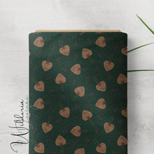 Load image into Gallery viewer, “Vintage Christmas" Heart Ornaments | Scattered | Evergreen