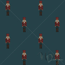Load image into Gallery viewer, “Vintage Christmas" Nutcracker | Midnight Blue