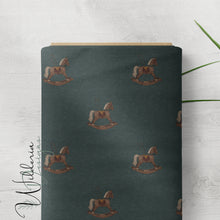 Load image into Gallery viewer, “Vintage Christmas" Rocking Horse | Spruce