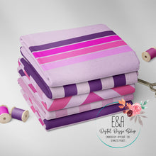Load image into Gallery viewer, Speckled Purple Retro Stripes Collection