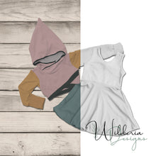 Load image into Gallery viewer, Pixie Crop Top + Dress Real Life Mockup