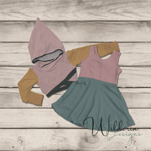 Load image into Gallery viewer, Pixie Crop Top + Dress Real Life Mockup