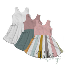 Load image into Gallery viewer, Circle Skirt Sleeveless Dress Mockup