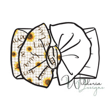 Load image into Gallery viewer, Big Bow Headwrap Mockup