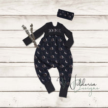 Load image into Gallery viewer, Bubble Romper & Knotted Headwrap Set