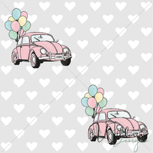 Load image into Gallery viewer, "Vintage Spring" Cars with Balloons - Blossom - Hearts