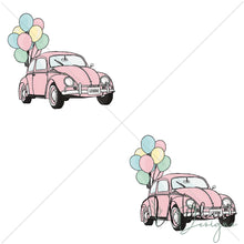 Load image into Gallery viewer, "Vintage Spring" Cars with Balloons - Blossom