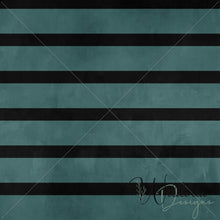 Load image into Gallery viewer, Chalk Stripes - Blue Teal