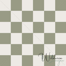Load image into Gallery viewer, Checker Print - Olive