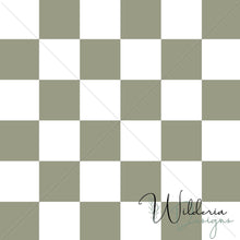 Load image into Gallery viewer, Checker Print - Olive