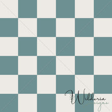 Load image into Gallery viewer, Checker Print - Ocean