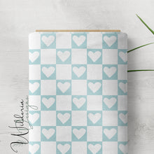 Load image into Gallery viewer, "Vintage Spring" Checker Hearts - Serene