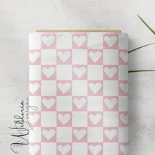 Load image into Gallery viewer, "Vintage Spring" Checker Hearts - Blossom