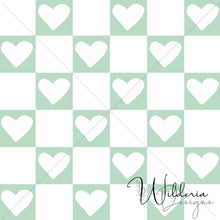 Load image into Gallery viewer, "Vintage Spring" Collection Checker Hearts Set