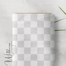 Load image into Gallery viewer, "Vintage Spring" Checker Print - Pearl Grey