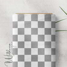 Load image into Gallery viewer, "Vintage Spring" Checker Print - Smoke Grey