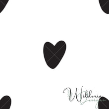 Load image into Gallery viewer, Handdrawn Hearts (Cheetah Coordinate) - White