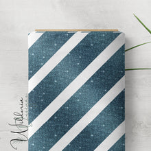 Load image into Gallery viewer, Candycane Glitter Stripes - Blue Raspberry