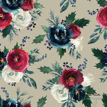 Load image into Gallery viewer, Christmas Florals - Cappuccino **Limited Design**