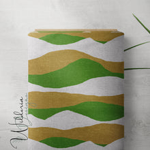 Load image into Gallery viewer, Linen Mountains - Green/Gold