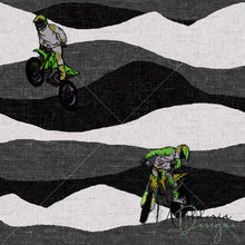 Load image into Gallery viewer, Linen Dirt Bikes - Green